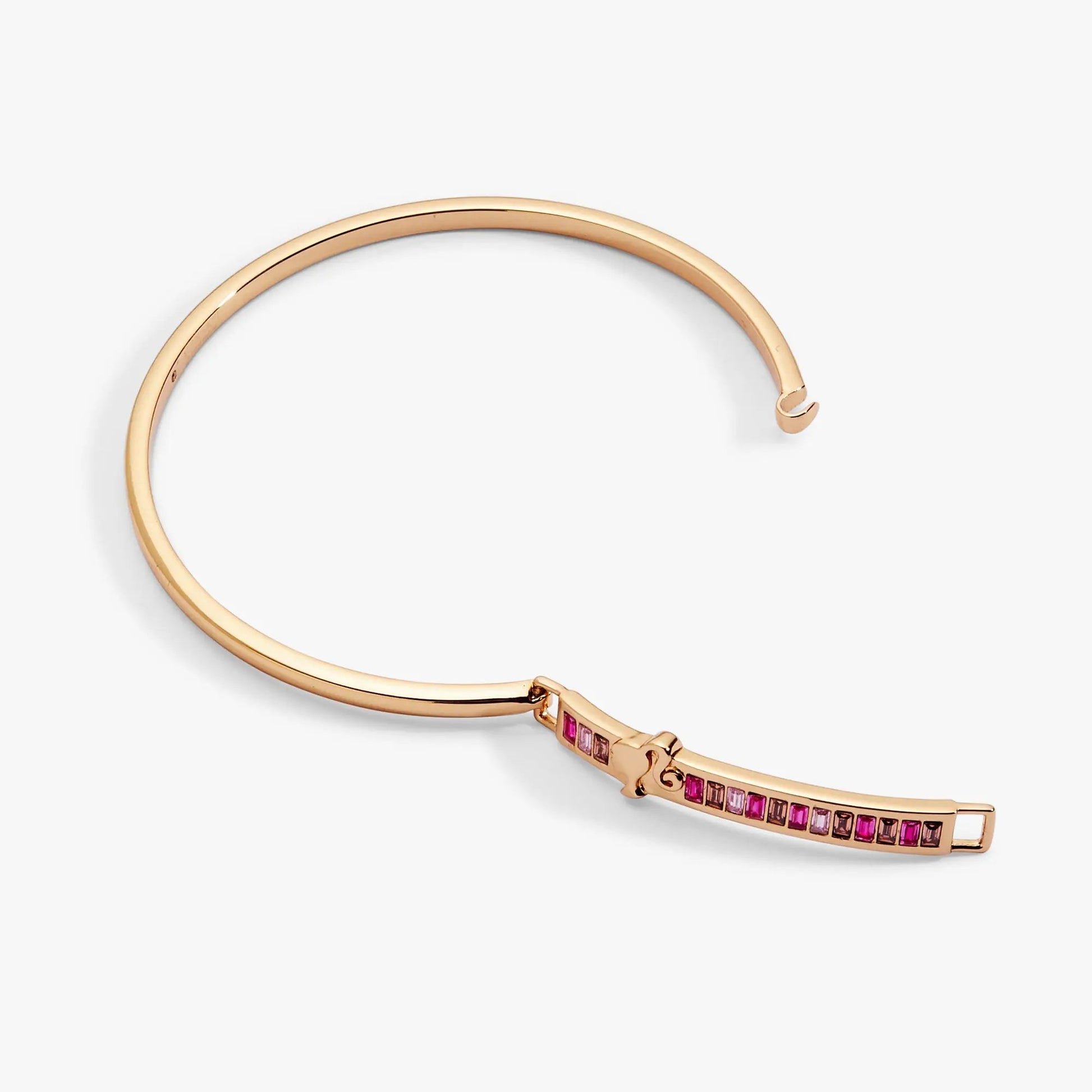 Bracelet Barbie You Can Be Anything tension bangle ALEX AND ANI, rose gold tone with pink stones on Tampa Home & Garden Store