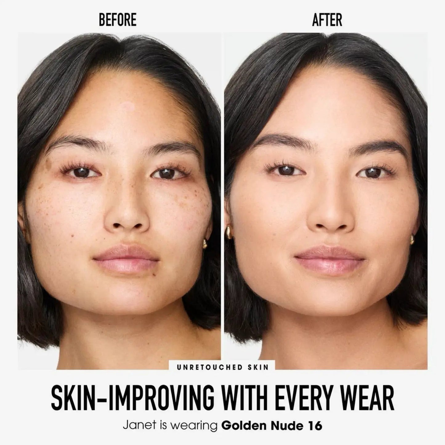 bareMinerals Original Loose Powder Foundation SPF 15 by Nava Beauty; before/after skin on Tampa Home & Garden Store