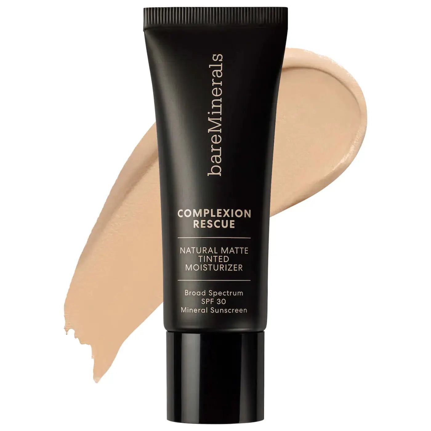 bareMinerals Complexion Rescue Natural Matte Tinted Moisturizer SPF 30 beige swatch on Tampa Home & Garden Store