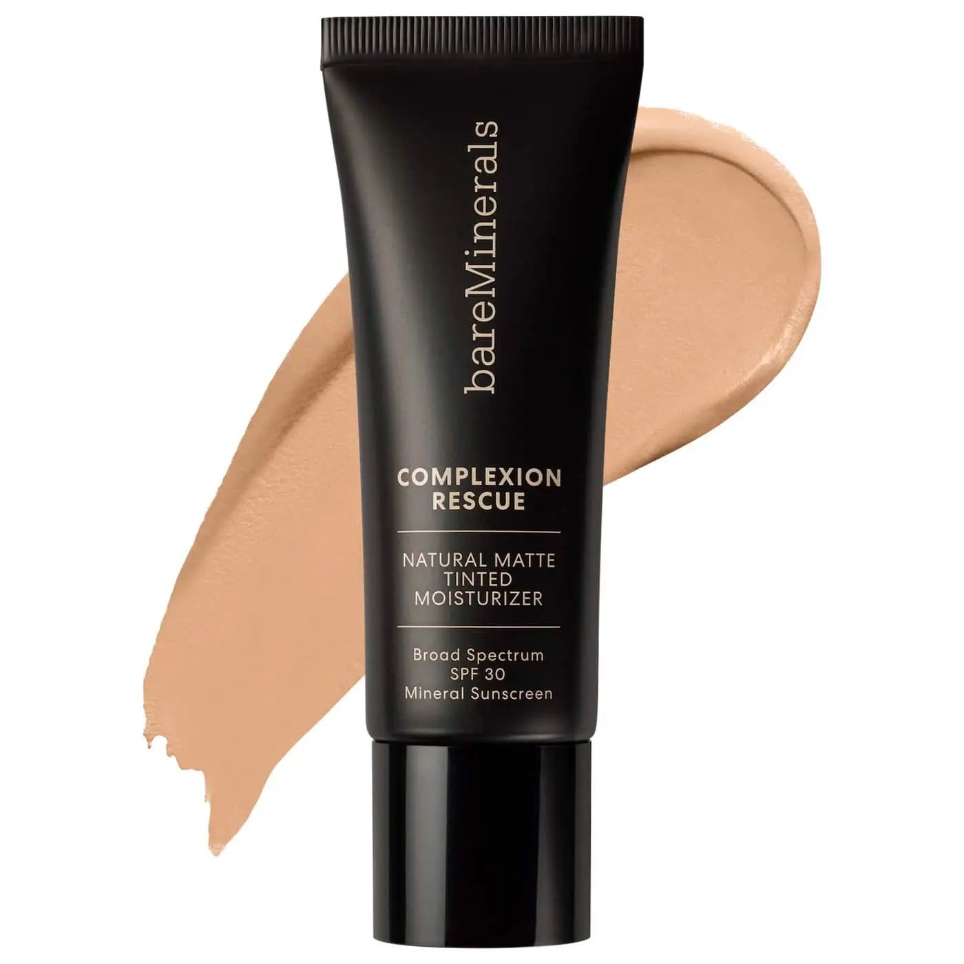 bareMinerals Complexion Rescue Natural Matte Tinted Moisturizer tube with beige swatch SPF 30 on Tampa Home & Garden Store
