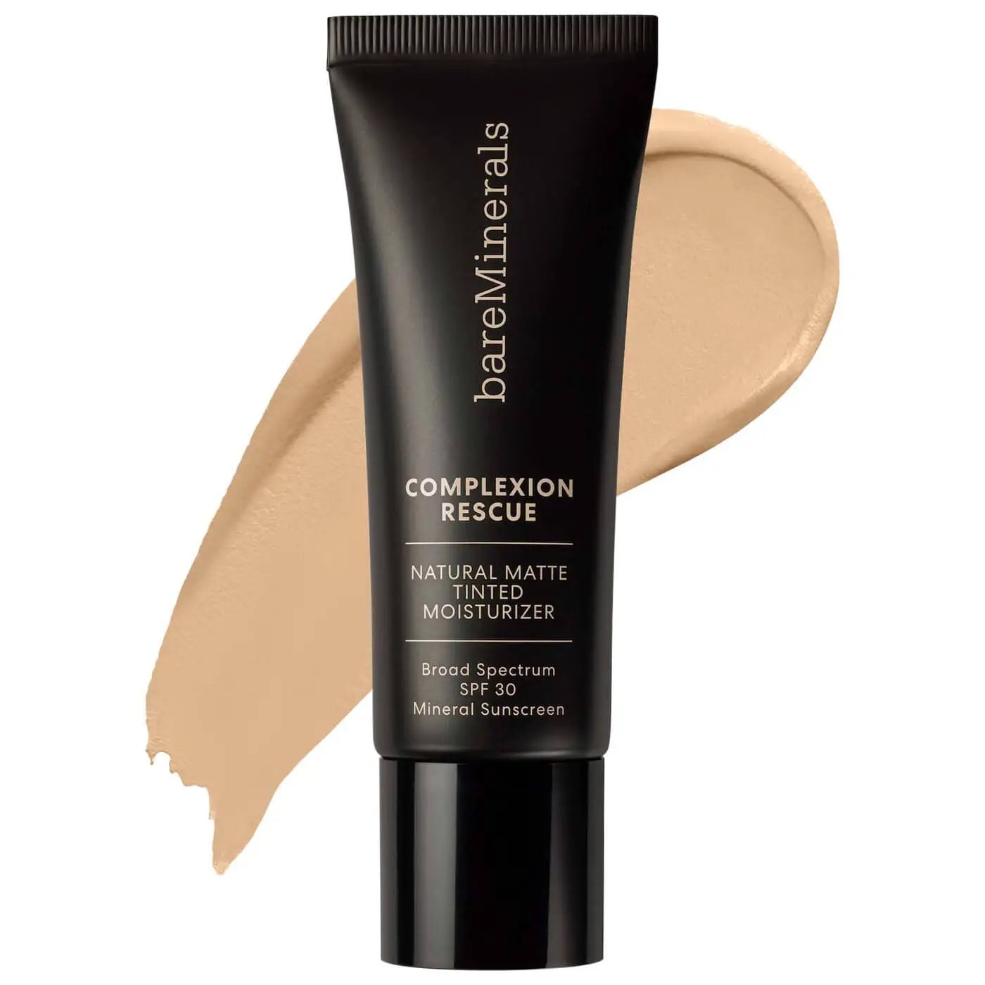 bareMinerals Complexion Rescue Natural Matte Tinted Moisturizer SPF 30 beige swatch on Tampa Home & Garden Store