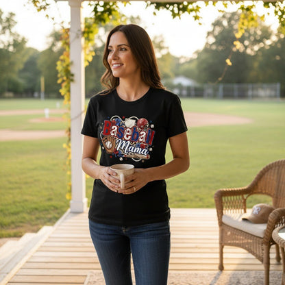 Soft Baseball Mama Tee and a Game Day Gift