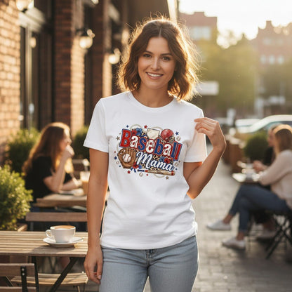 Soft Baseball Mama Tee and a Game Day Gift