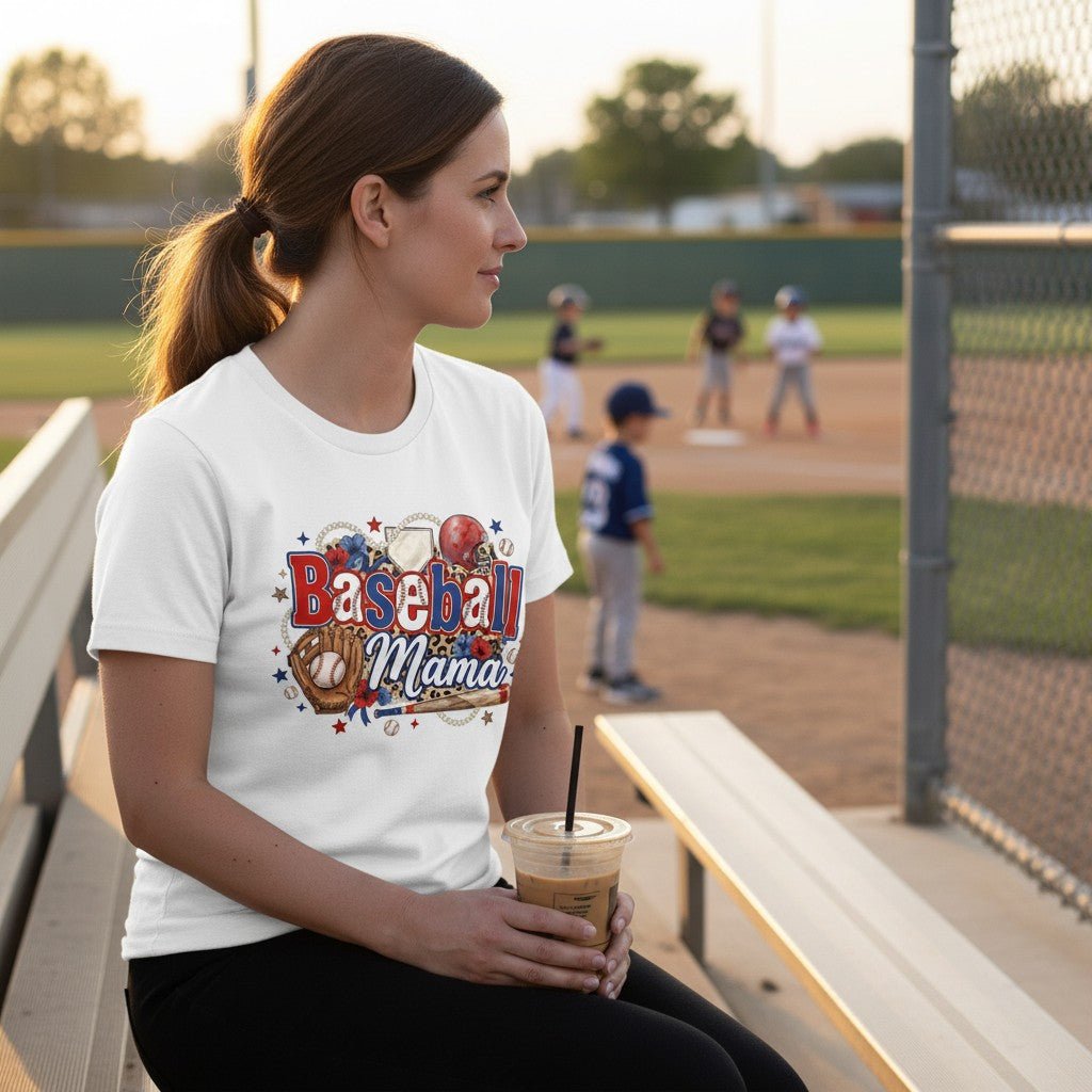 Soft Baseball Mama Tee and a Game Day Gift