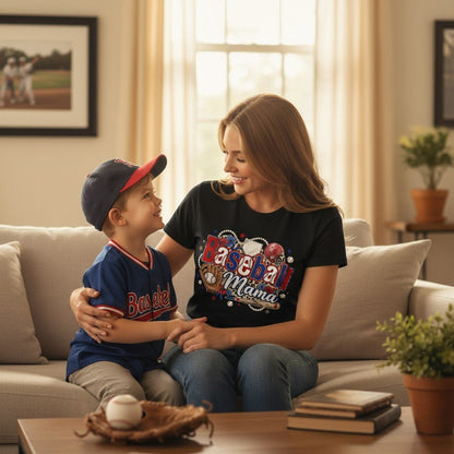 Soft Baseball Mama Tee and a Game Day Gift
