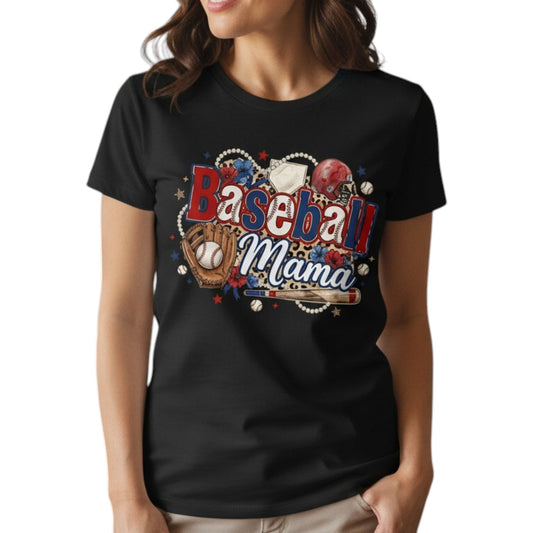 Soft Baseball Mama Tee and a Game Day Gift