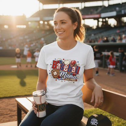 Soft Baseball Mama Tee and a Game Day Gift