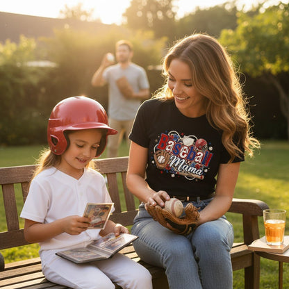 Soft Baseball Mama Tee and a Game Day Gift