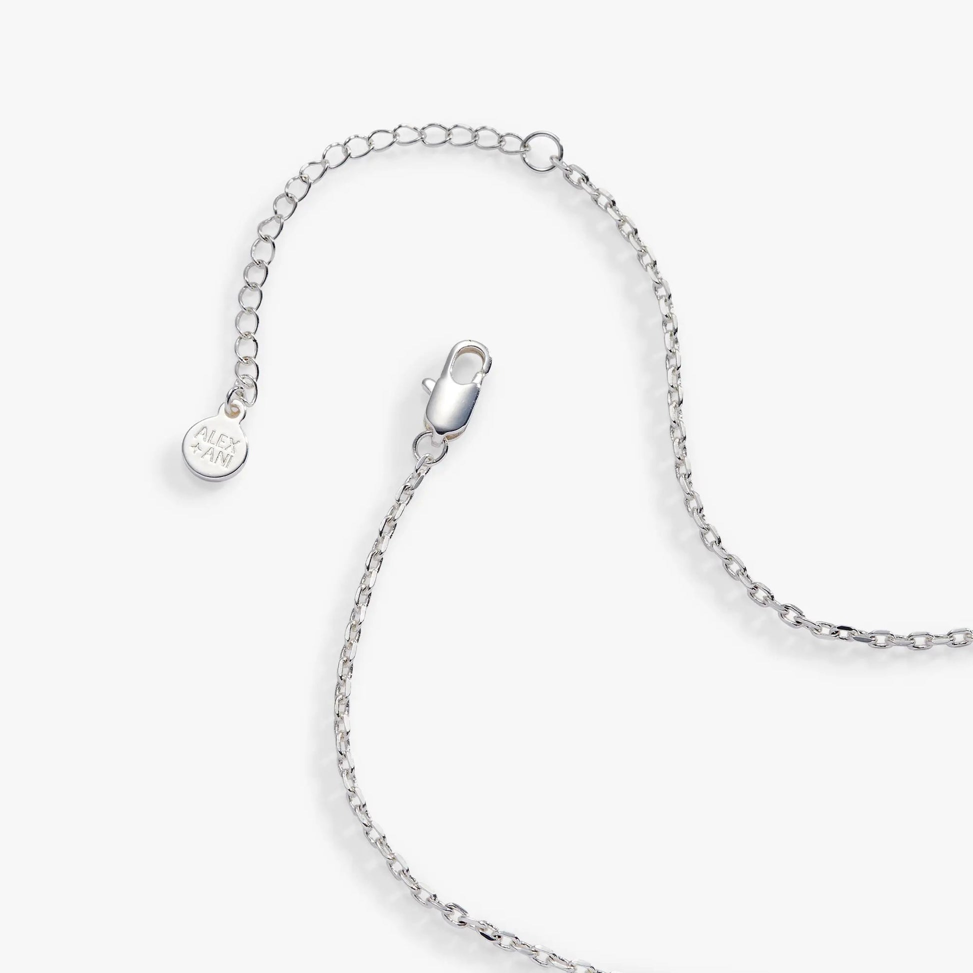 Crystal Bat Pendant necklace by ALEX AND ANI on silver chain with round logo charm on Tampa Home & Garden Store