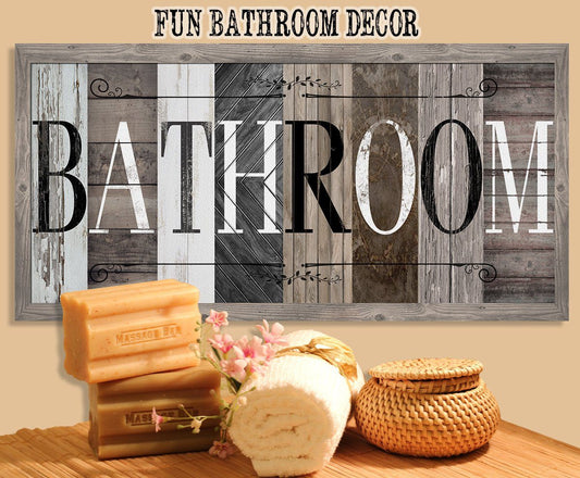 Bathroom in Multi Pattern - Canvas - Tampa Home & Garden Store