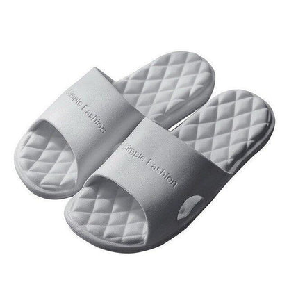 Stevvex women's white quilted shower slippers for indoor outdoor use anti-slip on Tampa Home & Garden Store