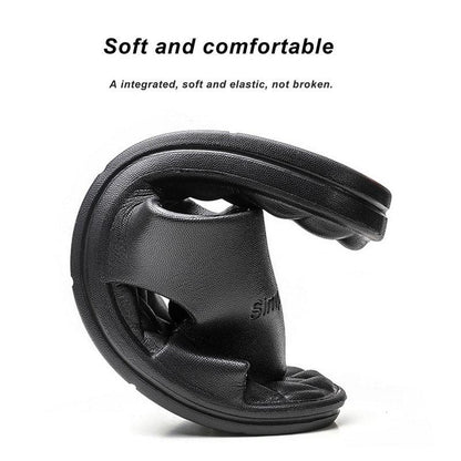 Shower slippers Stevvex black women with soft sole open-toe slip-on bath sandals on Tampa Home & Garden Store