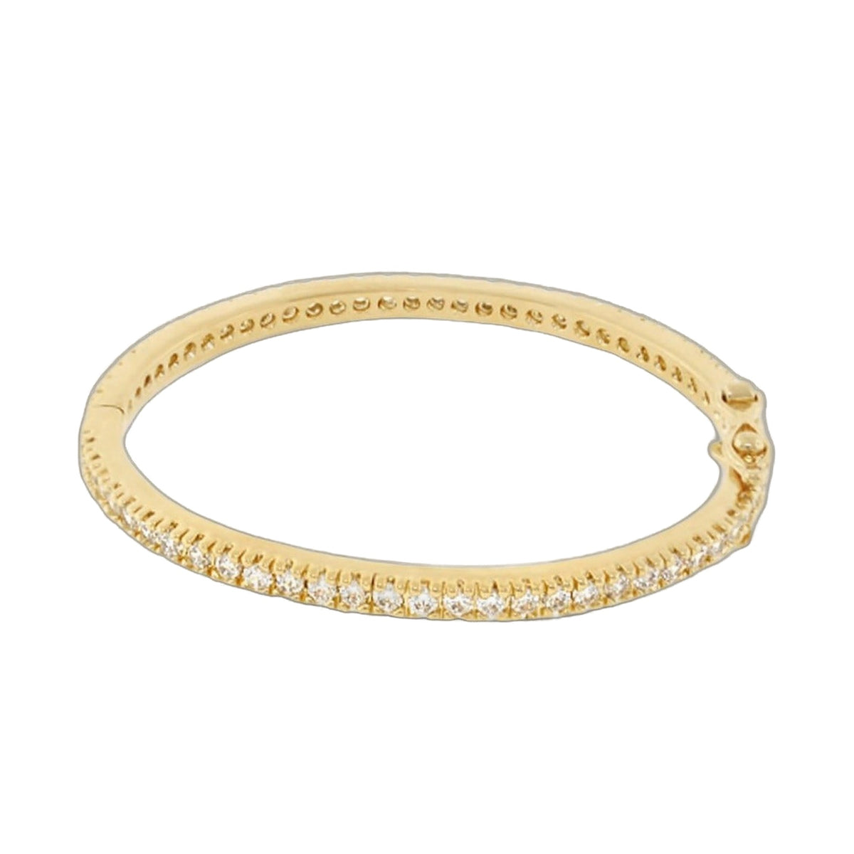Girl's Pave Bangle gold-tone bracelet with pavé crystals by Lauren G Adams on Tampa Home & Garden Store