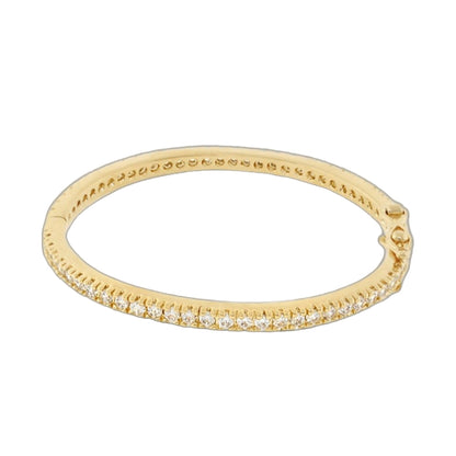 Girl's Pave Bangle gold-tone bracelet with pavé crystals by Lauren G Adams on Tampa Home & Garden Store