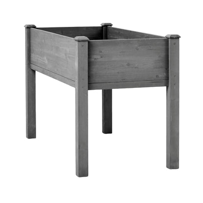 Solid Wood Raised Garden Bed and Wide Frame