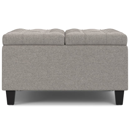 Harrison Upholstered Coffee Table Storage Ottoman