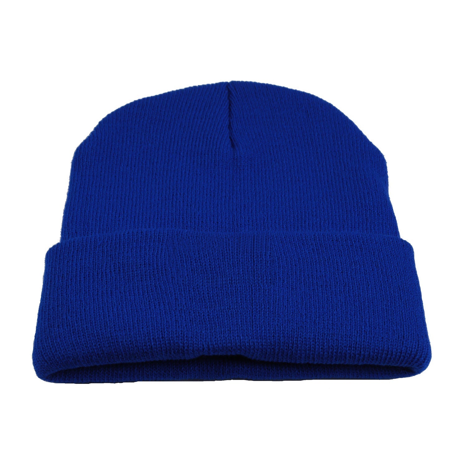 GemGear unisex knitted beanie with folded cuff in blue on Tampa Home & Garden Store