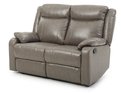 Reclining loveseat with PU upholstery in dark gray by HouseOfZazla on Tampa Home & Garden Store