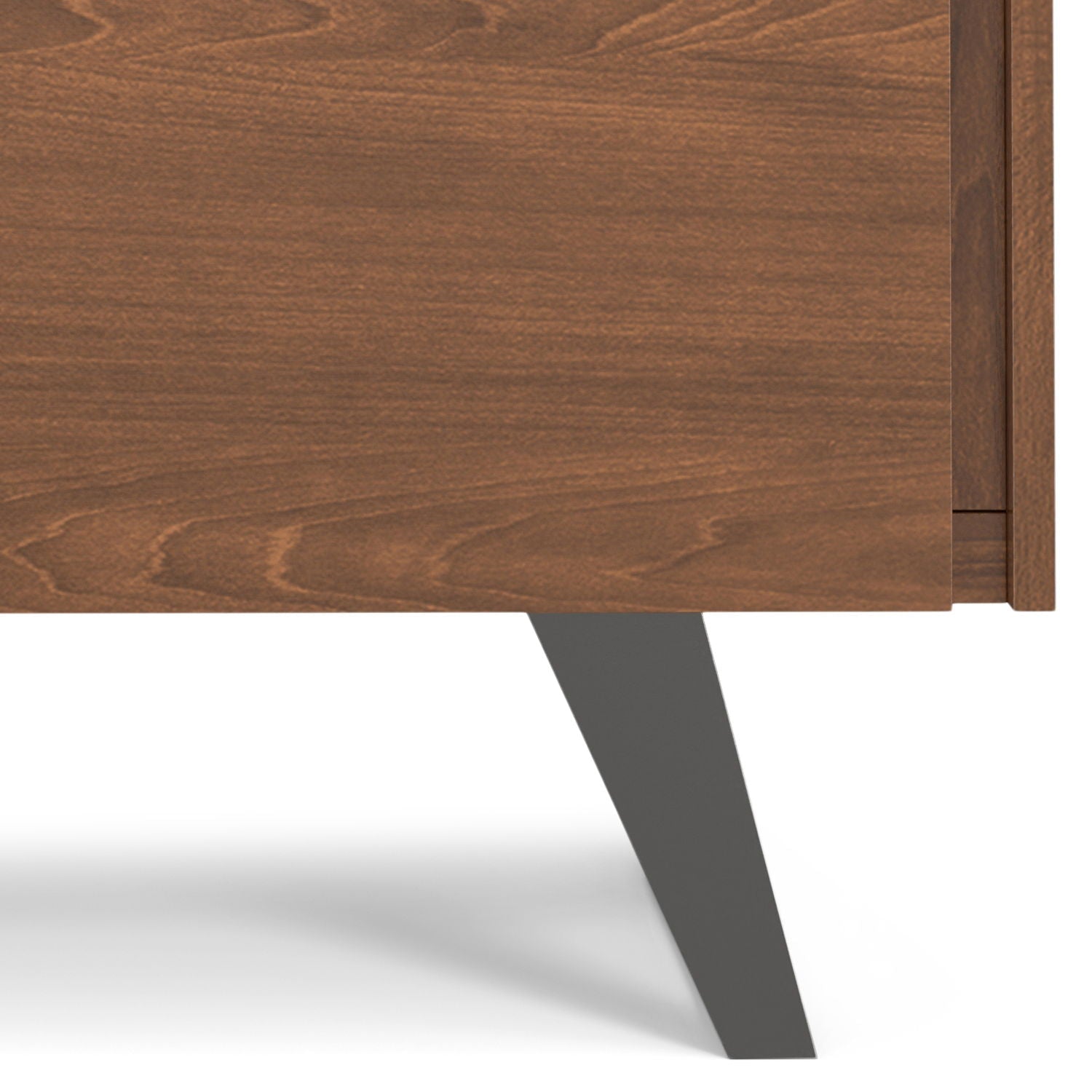 Lowry handcrafted medium storage cabinet brown wood accent table with gray legs HouseOfZazla on Tampa Home & Garden Store