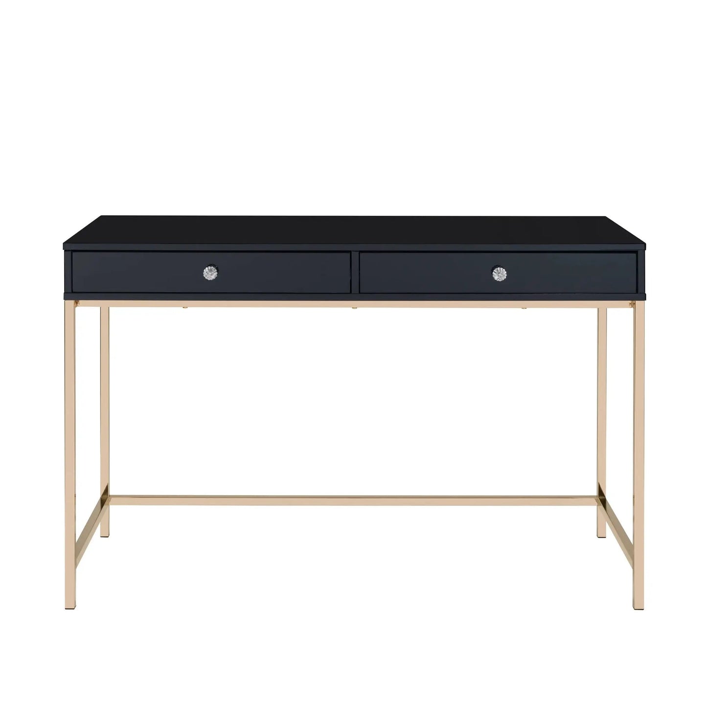Ottey High Gloss Writing Desk and Drawers
