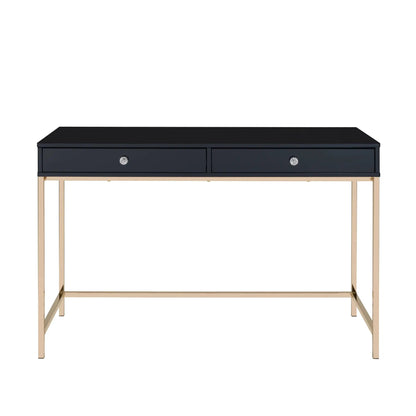 Ottey High Gloss Writing Desk and Drawers