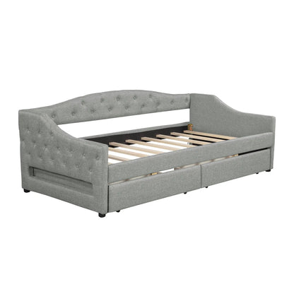 Daybed With LED Lighting and Upholstered Frame