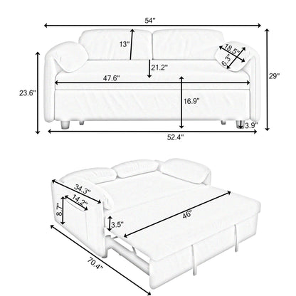 Dual Purpose Sofa and Retractable Queen Bed