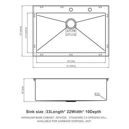 Durable and Quiet Drop in Stainless Steel Sink