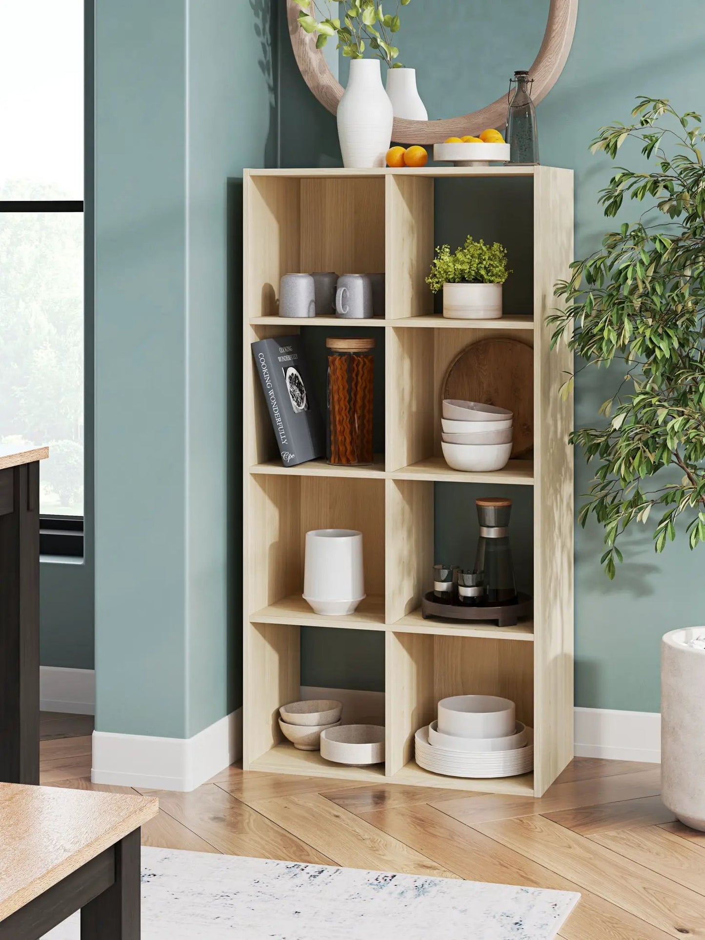 Piperton Cube Organizer Wood Storage Unit