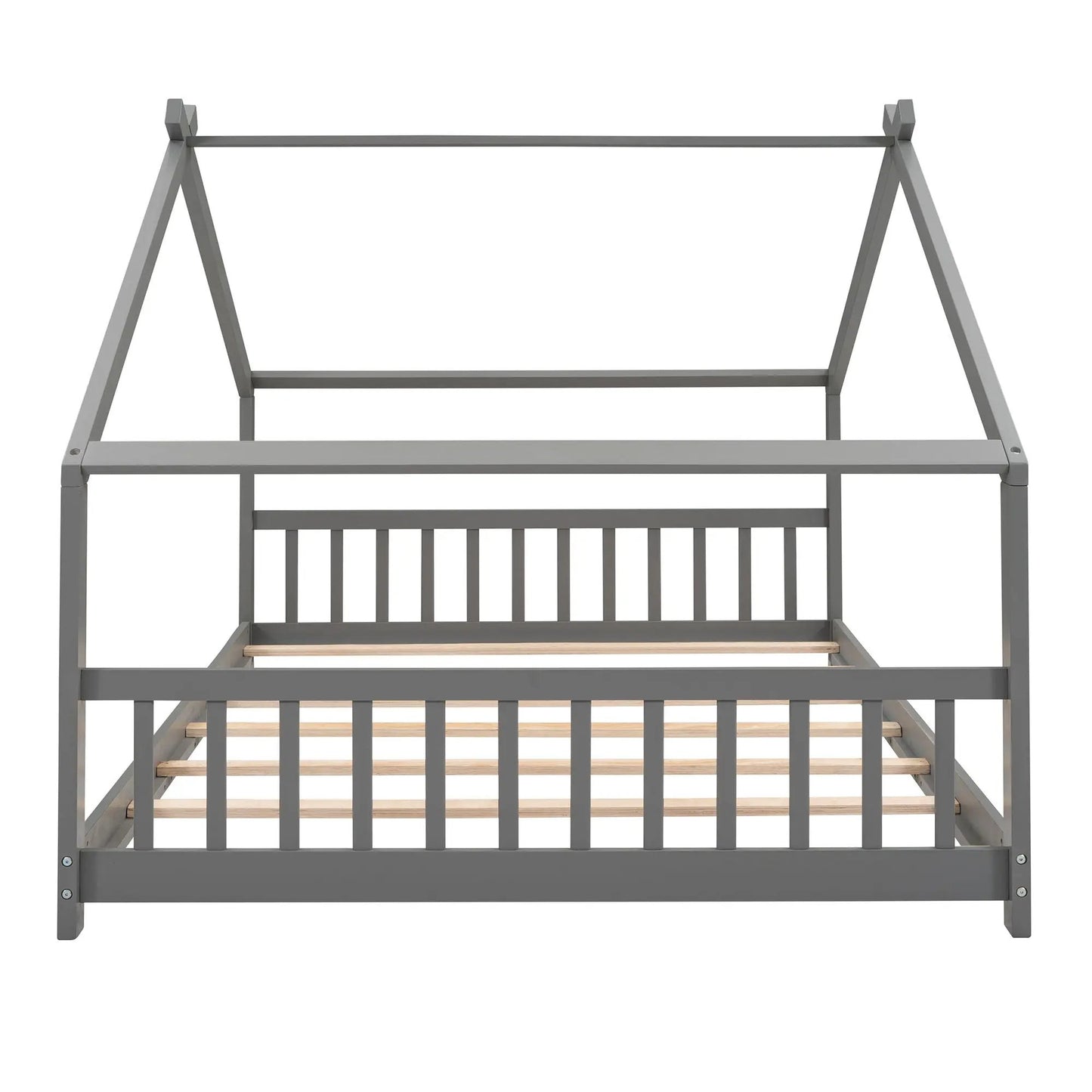 Playhouse Design Bed with Cozy Roof for Kids