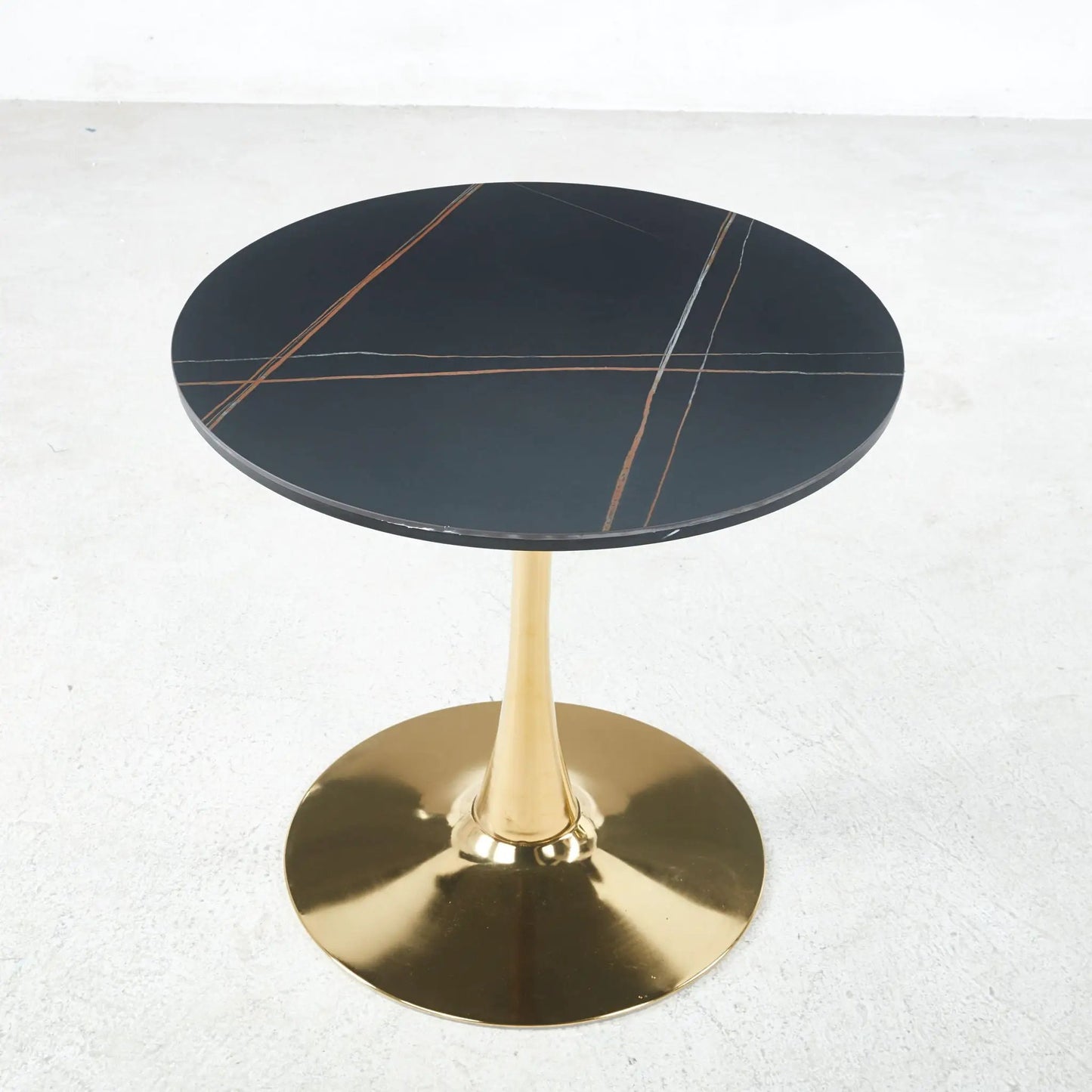 Mid-Century Tulip Table with Round Top Pedestal