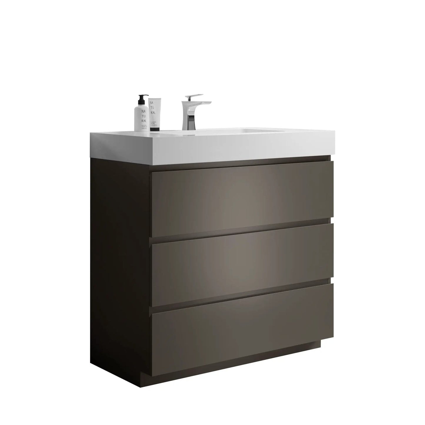 Alice Bathroom Vanity With Sink and Large Storage
