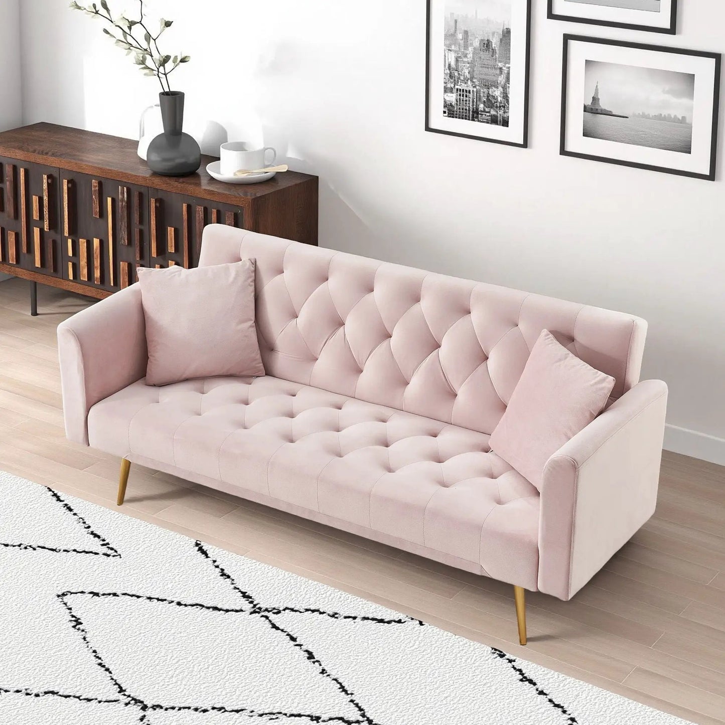 Convertible Double Folding Living Room Sofa Bed