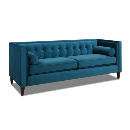 Modern Tuxedo Tufted Sofa With Comfort Support