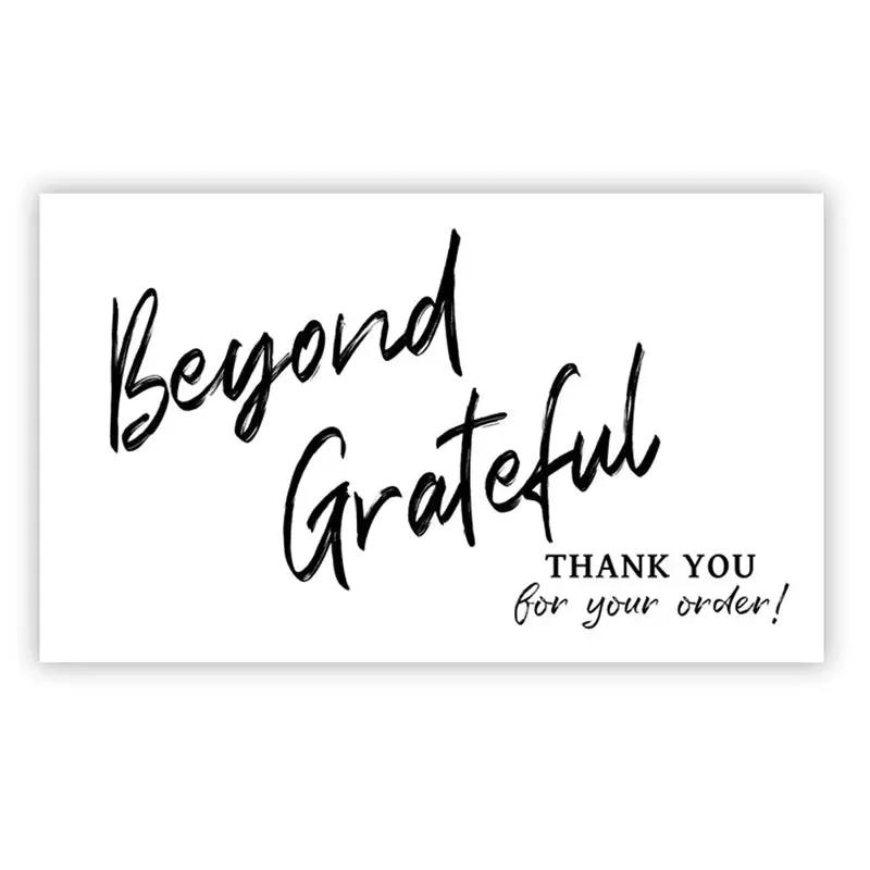 English Holiday Thank You Card for Do It Yourself