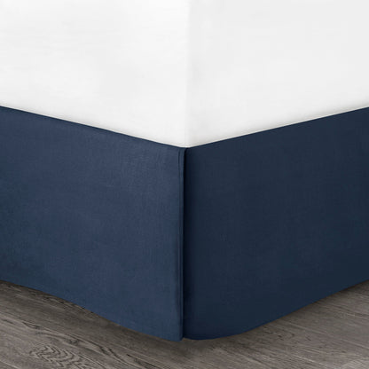 Navy Printed Seersucker Comforter and Sheet Set