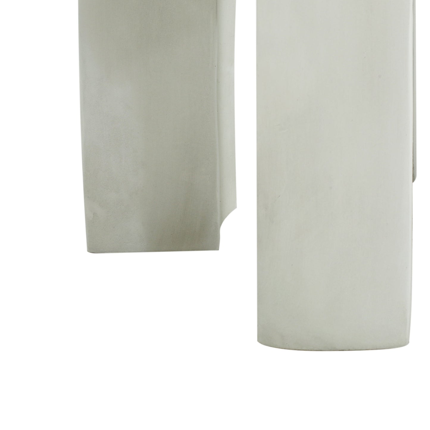 Outdoor MGO Round Top Side Table antique white with cylindrical legs HouseOfZazla on Tampa Home & Garden Store