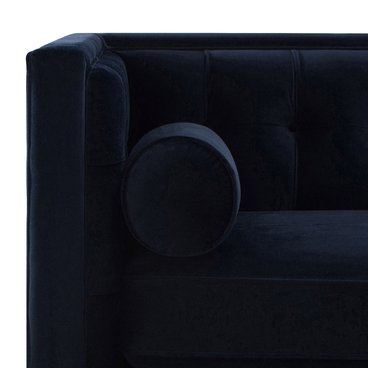 Modern Tuxedo Tufted Sofa With Comfort Support