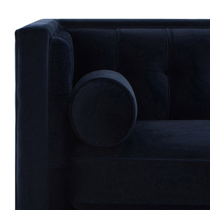 Modern Tuxedo Tufted Sofa With Comfort Support