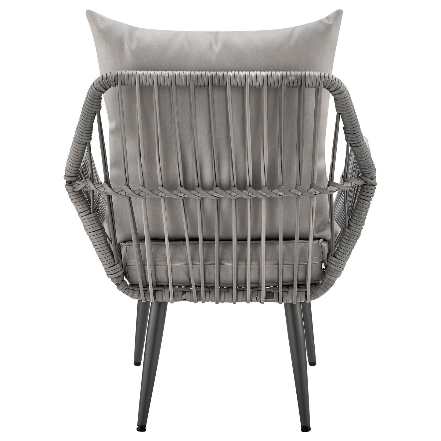 Modern Three Piece Outdoor Patio Conversation Set