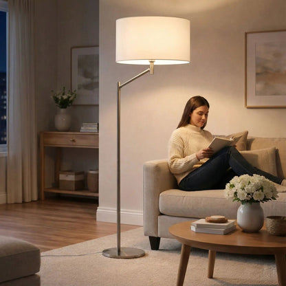 Horizon Table Lamp with On Off Switch Curved Base