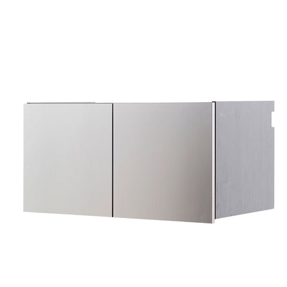 Dark gray wall-mounted garage cabinet Nova Series with extra deep storage by HouseOfZazla on Tampa Home & Garden Store