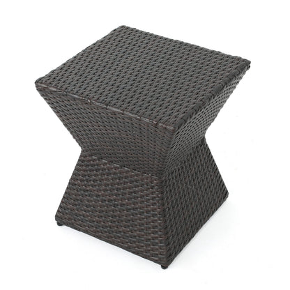 Calhoun Brown Wicker Outdoor Patio Table