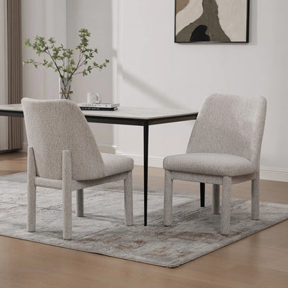 Wide Minimalist Dining Chair for Modern Homes