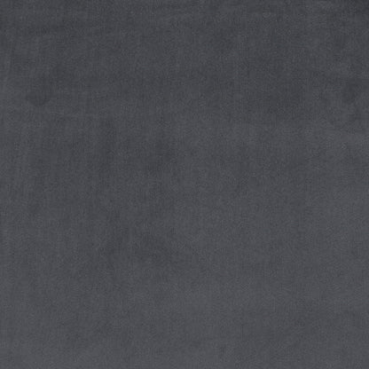 Luxe Upholstered Curved Sofa in dark gray velvet-like fabric texture on Tampa Home & Garden Store