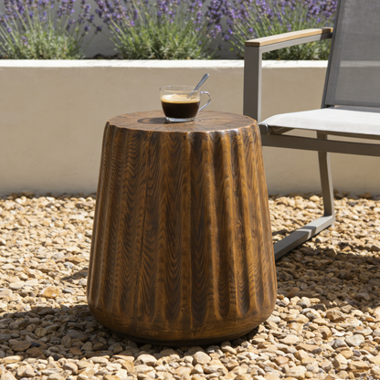 Rustic Tree Stump Outdoor and Indoor Table