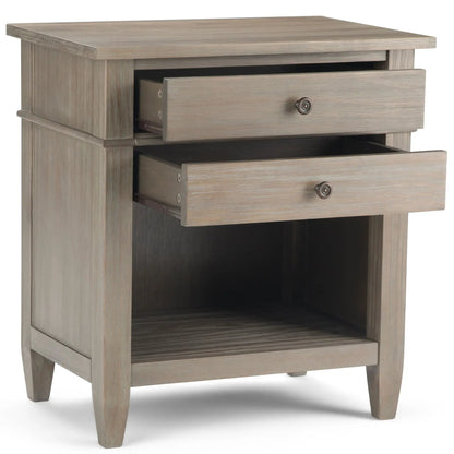 Carlton Bedside Table Handcrafted Solid Wood