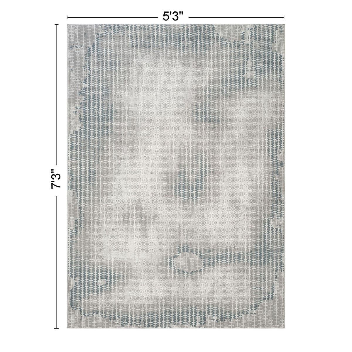 Modern Ivory and Gray Geometric Area Rug by HouseOfZazla in ivory gray palette on Tampa Home & Garden Store