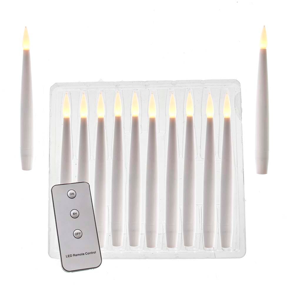 Ensemble de 10 bougies flottantes sans flamme
