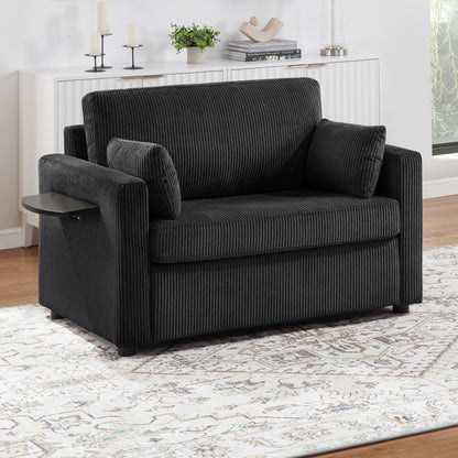 Foldable Sleeper Sofa with USB Ports and Storage